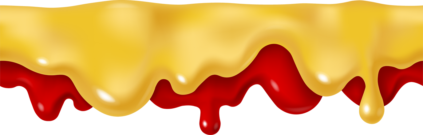 Mustard Ketchup Drip